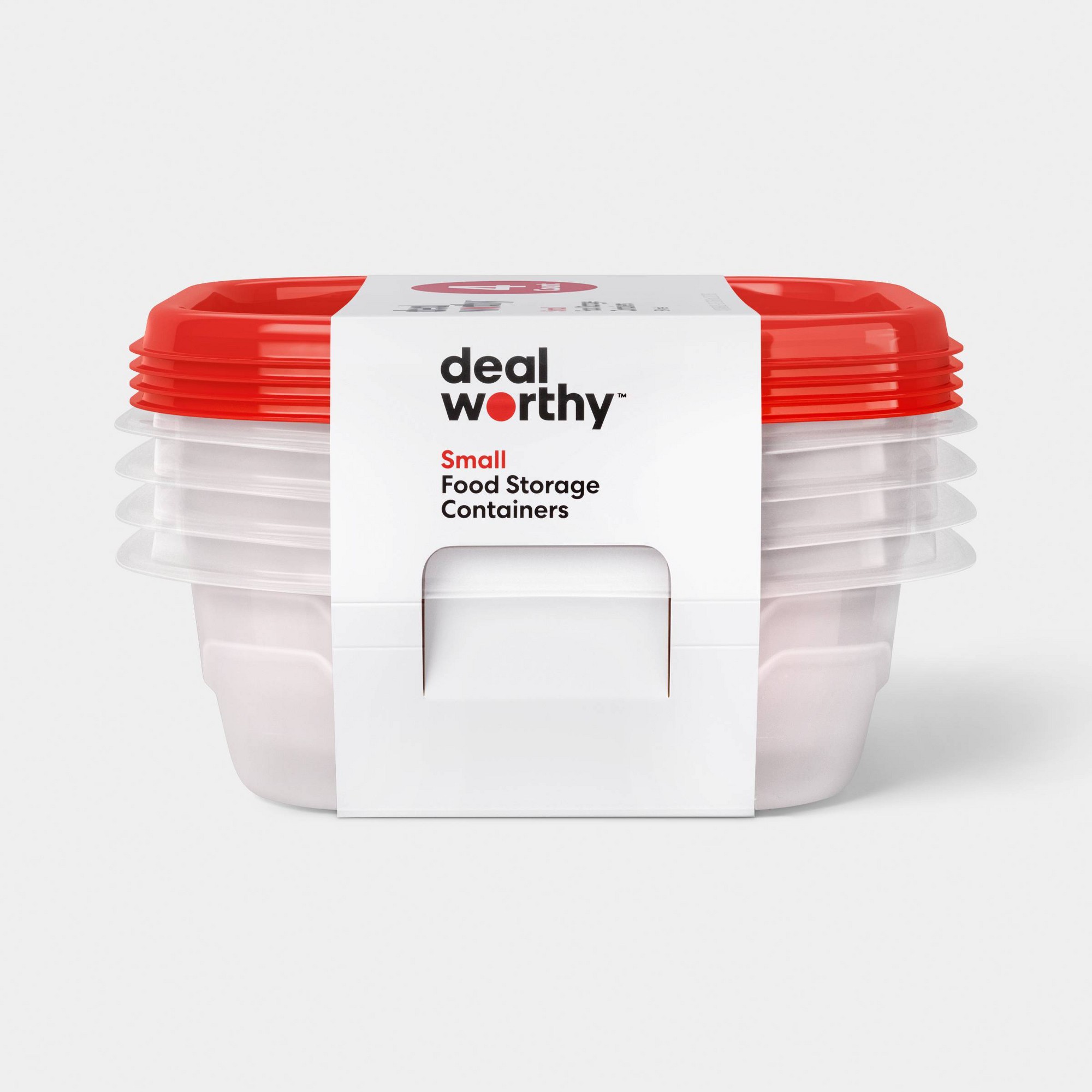 4ct Small Square Food Storage  - đánh giá và giá Food Storage Pantry