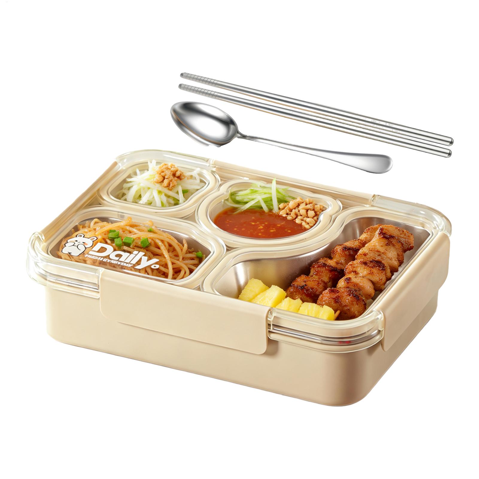 Lunch Box with Cutlery Multi-C - đánh giá và giá Food Storage With Compartments