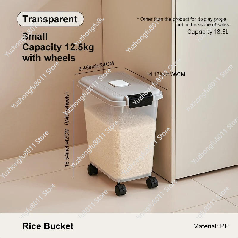 Household Sealed Rice Bucket F - đánh giá và giá Food Storage Pantry