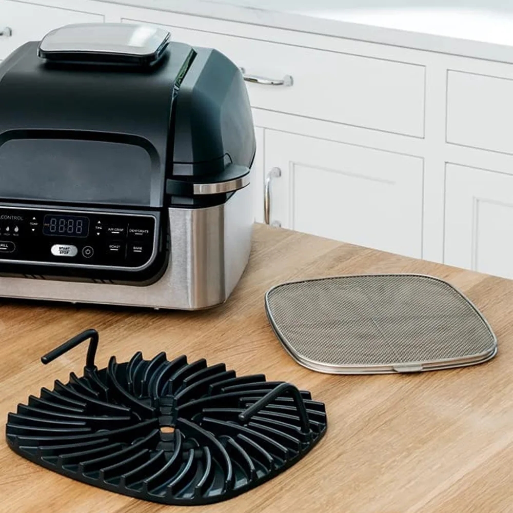 Stainless Steel Splatter Shiel - đánh giá và giá Ninja Air Fryer Af101
