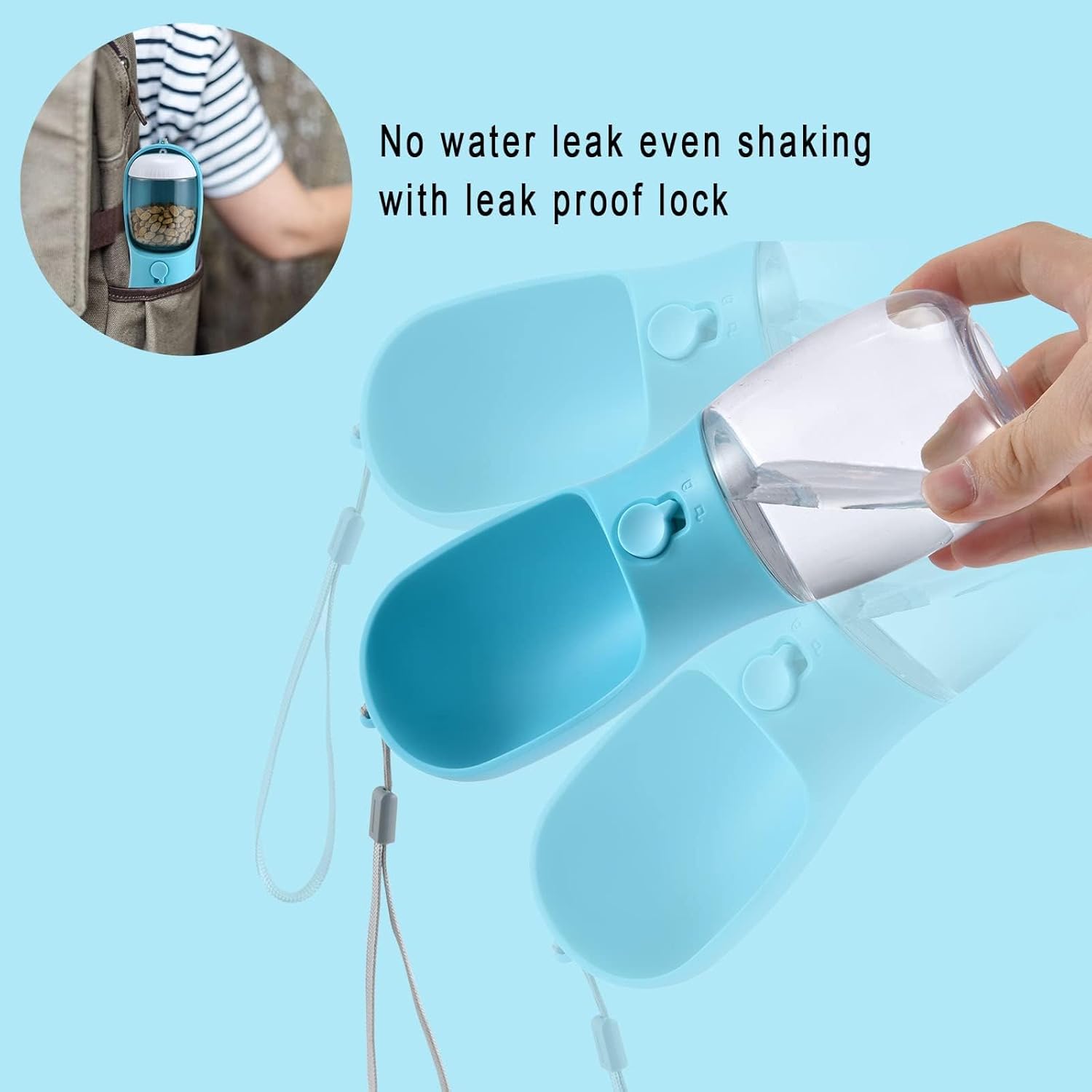 Dog Water Bottle with Food Con - đánh giá và giá Food Storage Necessities