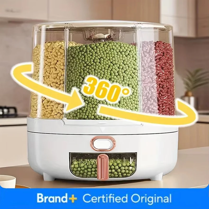 6-Compartment 360° Rotating Ai - đánh giá và giá Food Storage Pantry