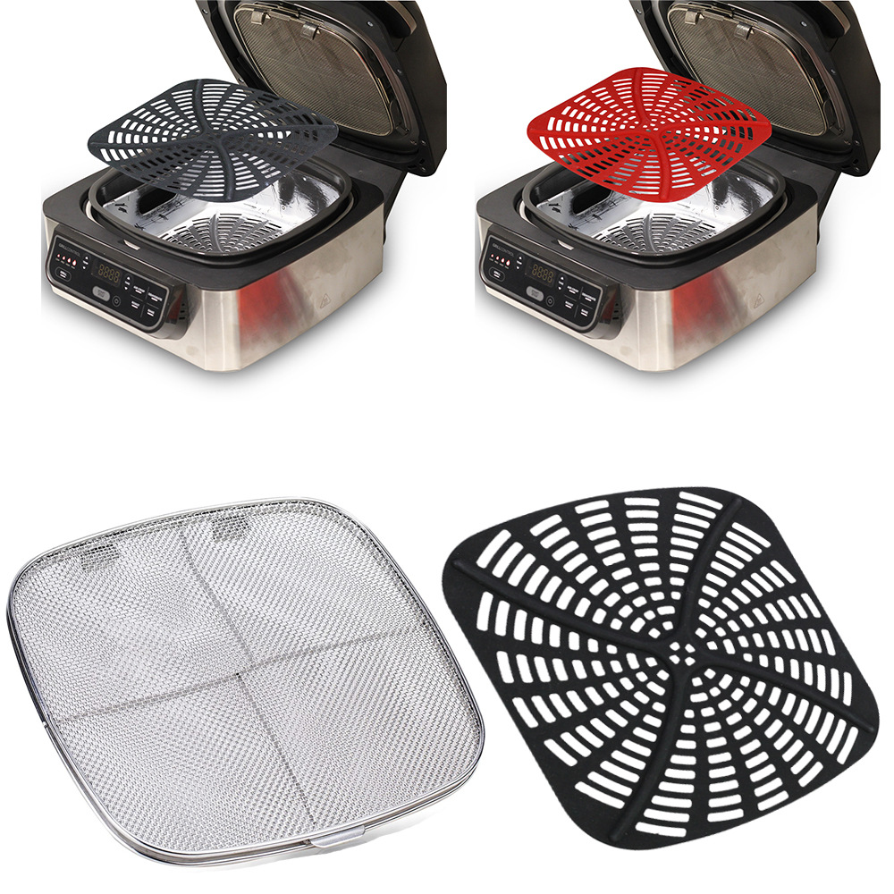 Stainless Steel Splatter Shiel - đánh giá và giá Ninja Air Fryer Af101