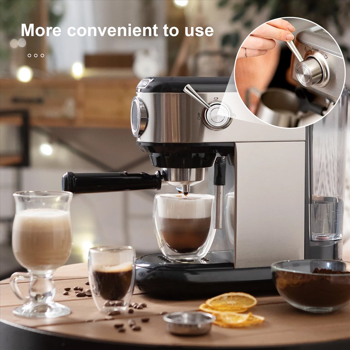 (A25M) Replacement Steam Lever - đánh giá và giá Breville Espresso Barista Express