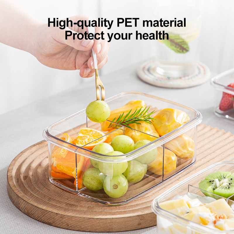 Salad Lunch Box Portable Visib - đánh giá và giá Food Storage With Compartments