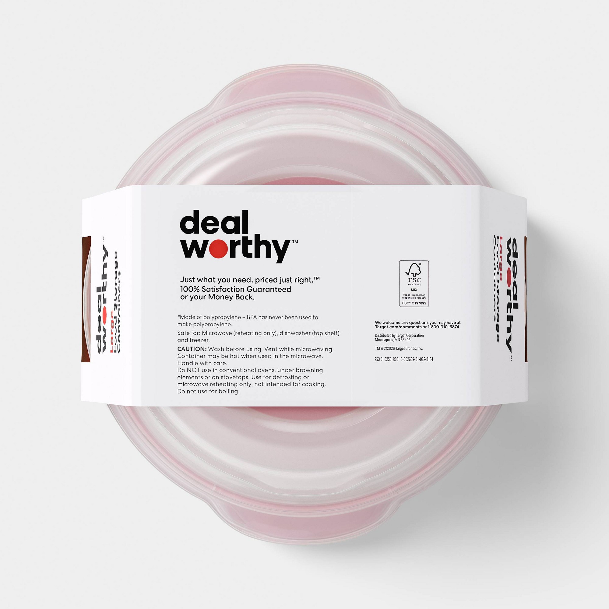2ct Large Round Food Storage C - đánh giá và giá Food Storage Pantry