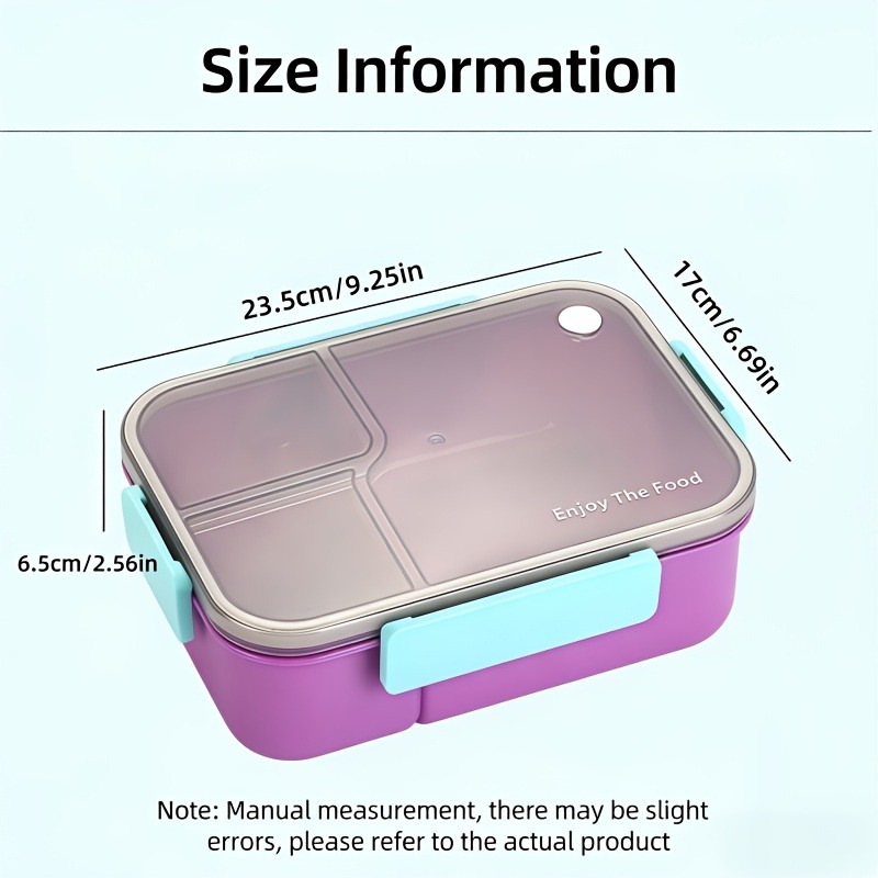 Color Leak-proof Bento Box, Mu - đánh giá và giá Food Storage With Compartments