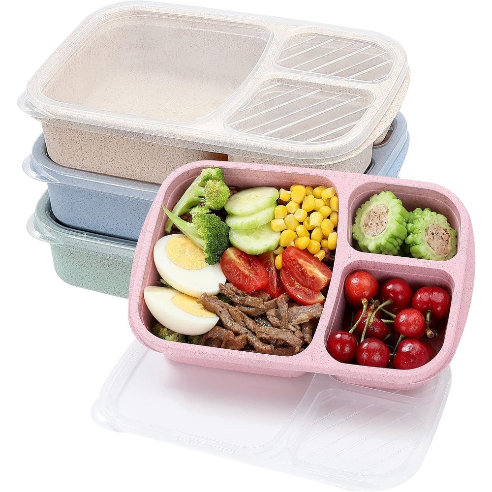 1 Bento Box Lunch Box for Kids - đánh giá và giá Food Storage With Compartments