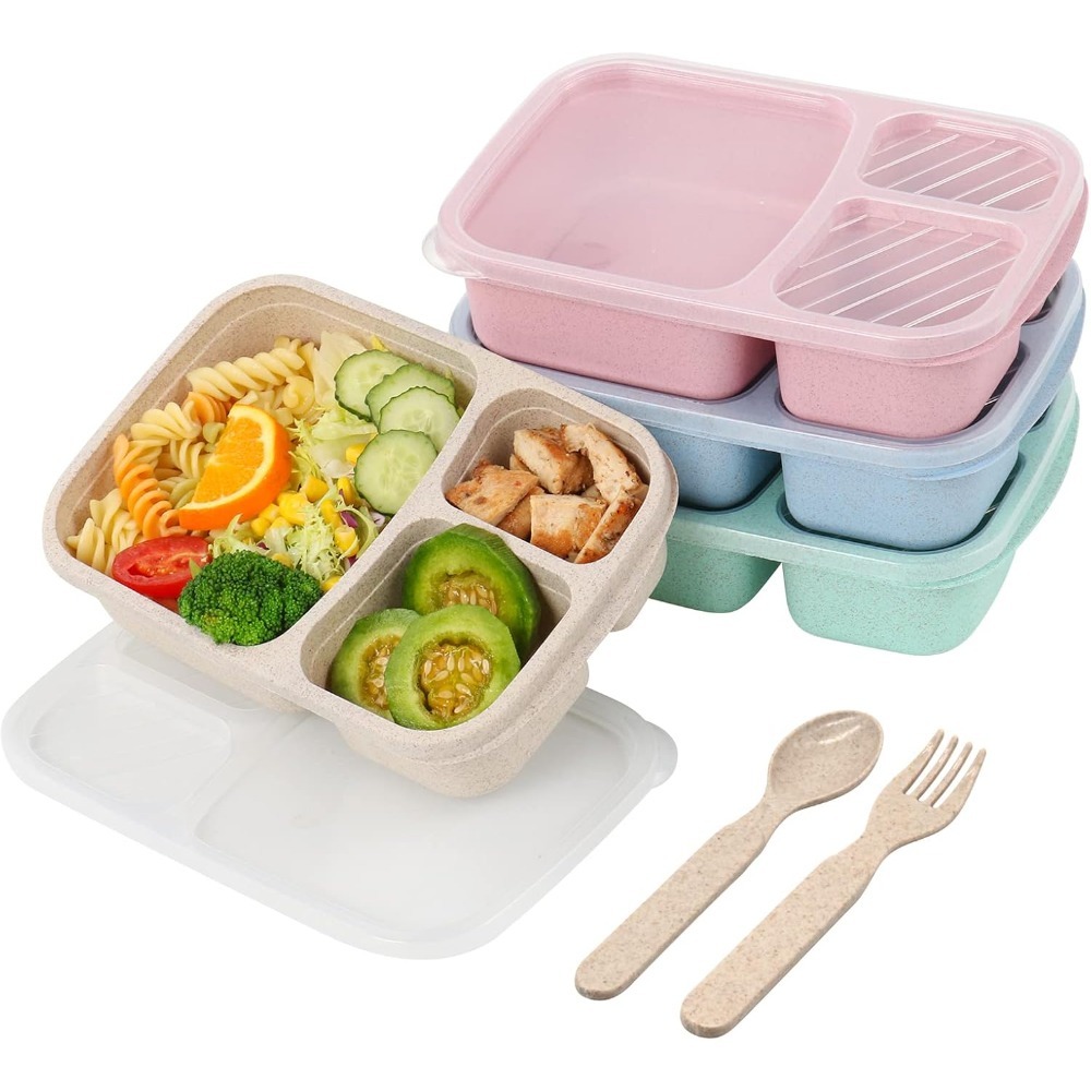 1 Bento Box Lunch Box for Kids - đánh giá và giá Food Storage With Compartments
