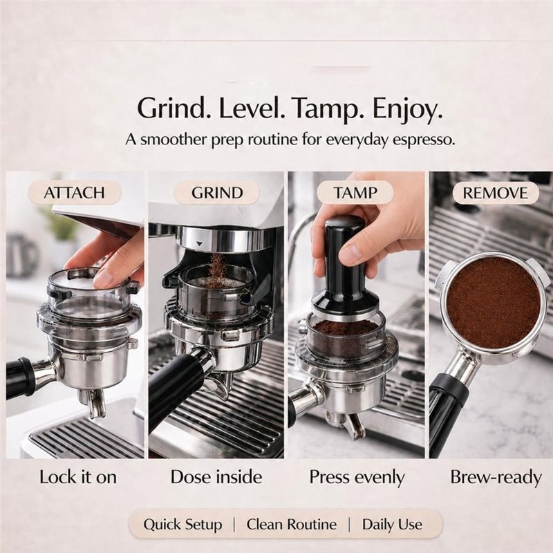B51CNEW! Twist-Lock Portafilte - đánh giá và giá Breville Espresso Barista Express
