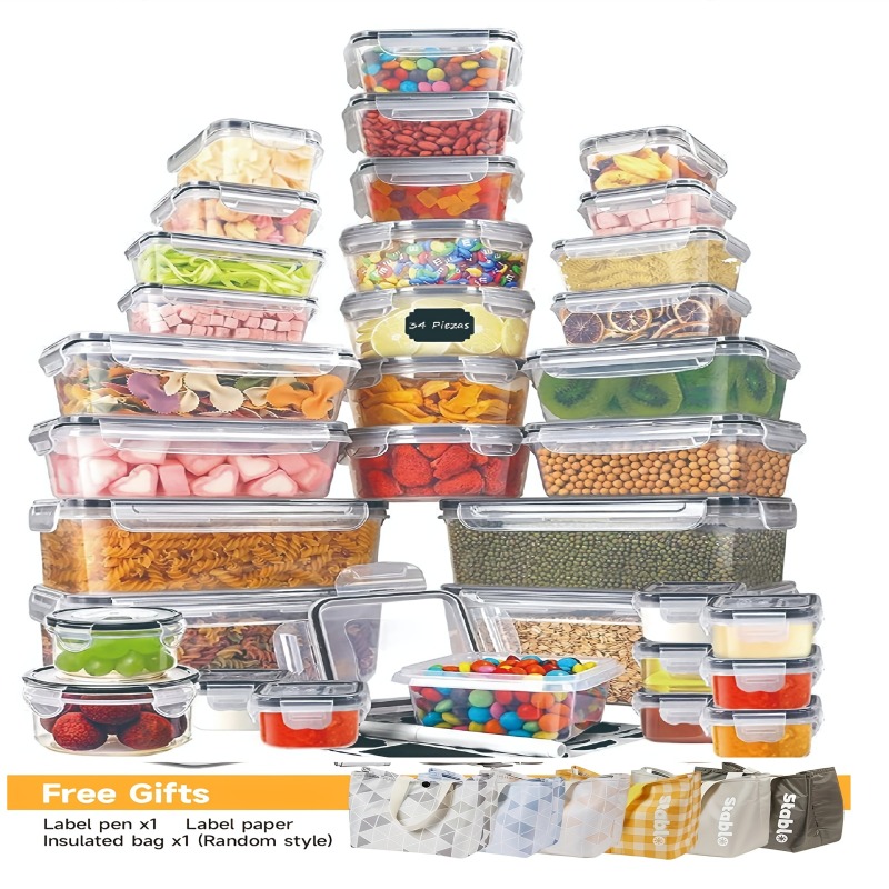 48PCS BPA-Free Food Storage Se - đánh giá và giá Food Storage Pantry